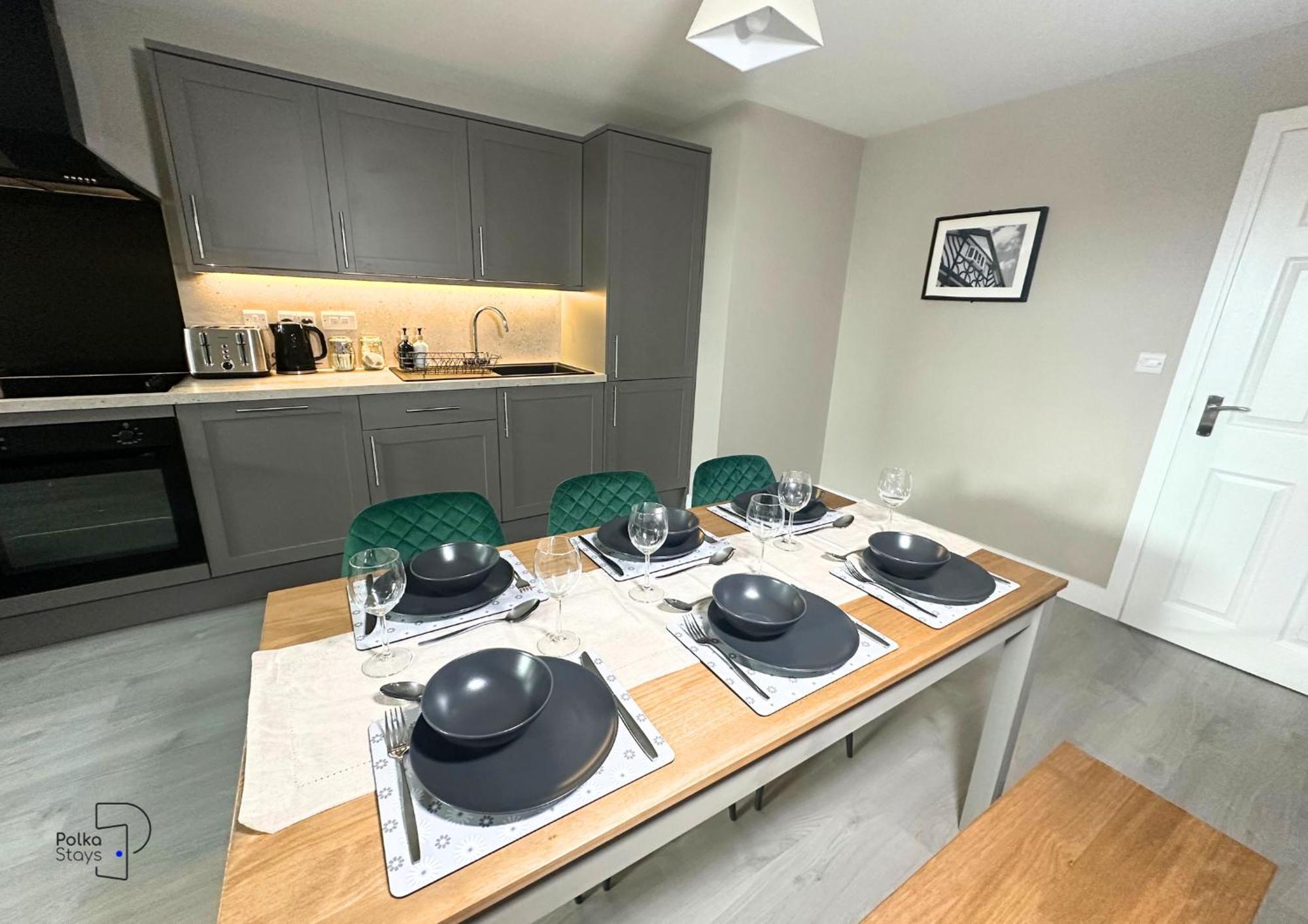 Hanley, Stoke - Modern Spacious Apartments By Polkastays Esterno foto